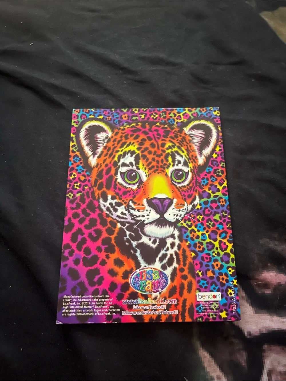 Lisa Frank “Hunter” Neon Leopard Folder & Notepad